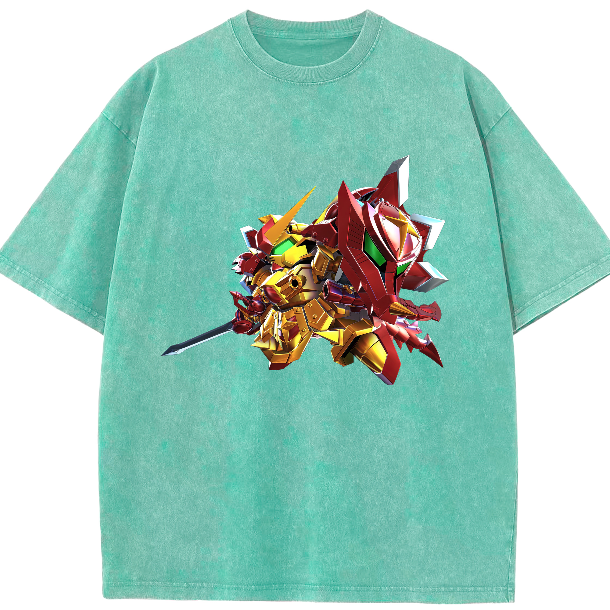 （画像用） 機動戦士ガンダム Mobile Suit Gundam 綿100% ヴィンテージ風 半袖Tシャツ（フロントプリント）